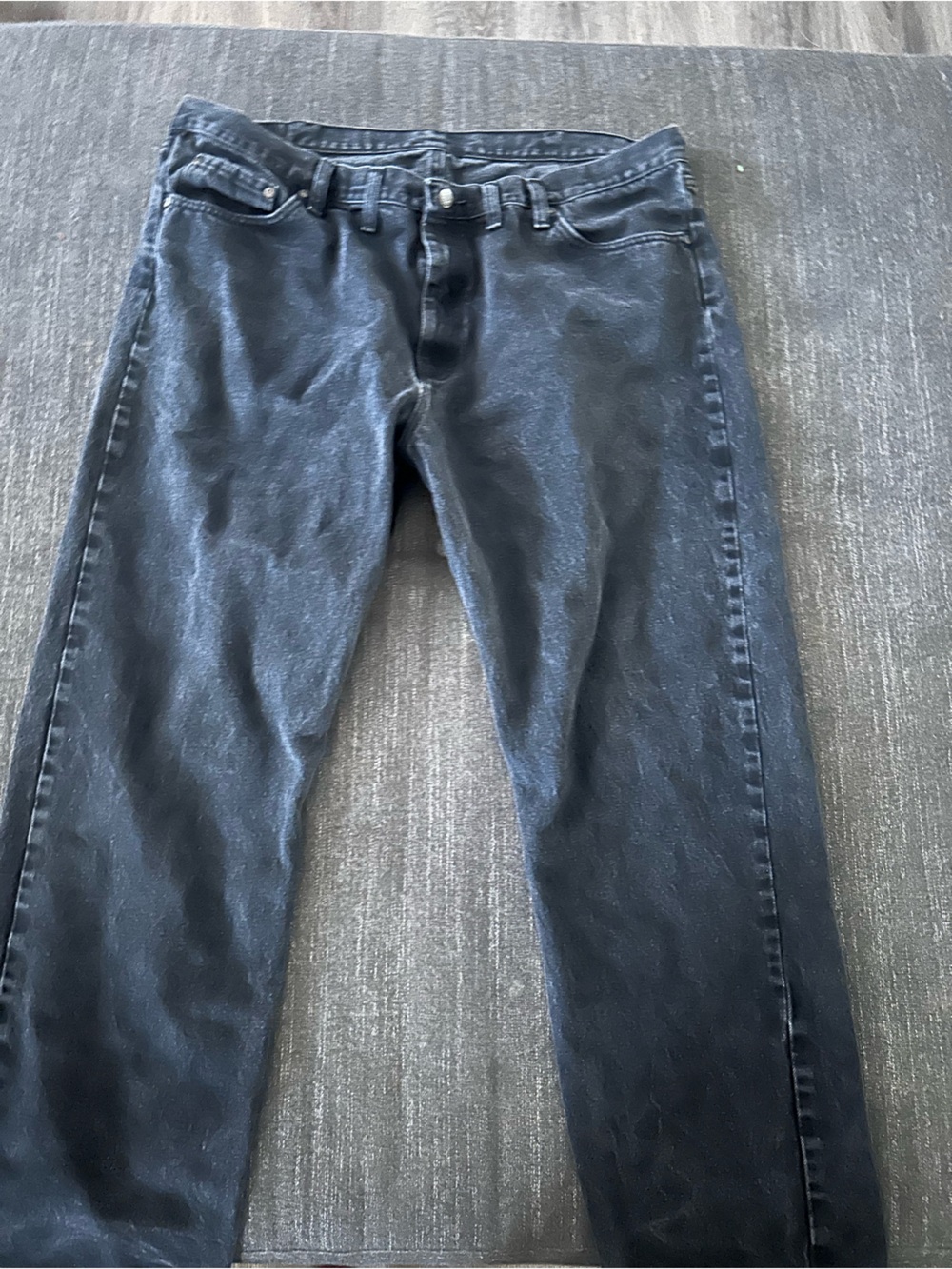 Wrangler Black Relaxed Fit Denim Jeans 44x30